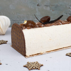 La bûche Mont Blanc